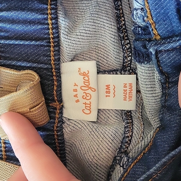 Set of 2 Blue Jeans with Detachable/Adjustable Suspenders - Picture 5 of 8